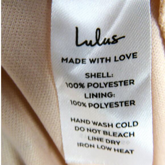 Lulus Deep in My Heart Blush Swiss Dot Cutout Maxi Dress Pink Formal Gown Large - Picture 12 of 13